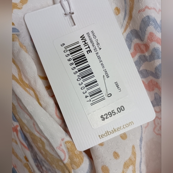 NWT Ted Baker Thelia Exaggerated Sleeve Mini Dress $295 - Picture 11 of 15